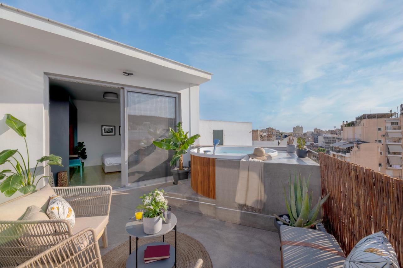 Topfloor Getaway Balcony&Hot Tub+Acropolis View Афины Экстерьер фото